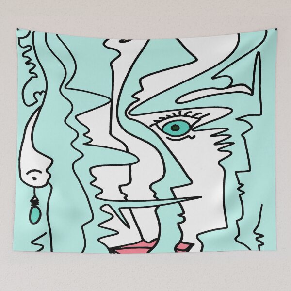 Item preview, An equal refusal in blue designed and sold by Tony Broadbent.