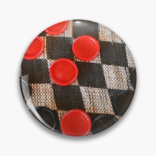 Item preview, Red and Black Checkers on a Checkerboard designed and sold by SEEphotos7171.