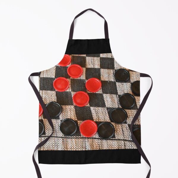Item preview, Red and Black Checkers on a Checkerboard designed and sold by SEEphotos7171.