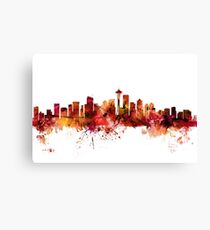 Seattle Washington Skyline Canvas Print