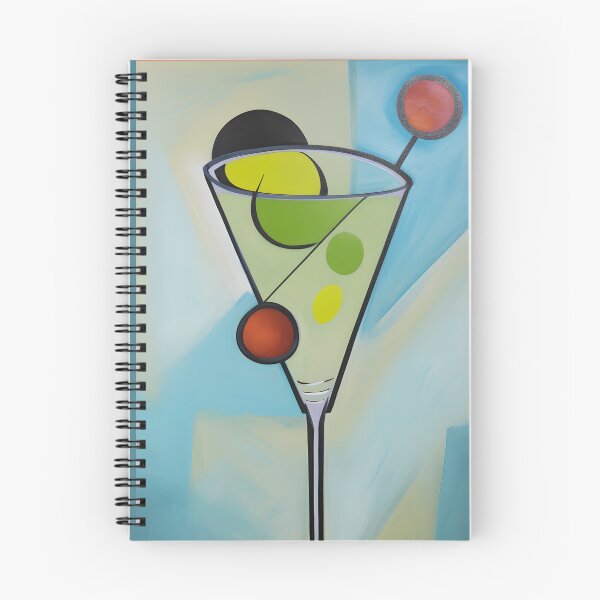 Item preview, Cocktail Abstract Geometry Unleashed- A Minimalist Mixology of Elegance designed and sold by OlfactoART Studio.