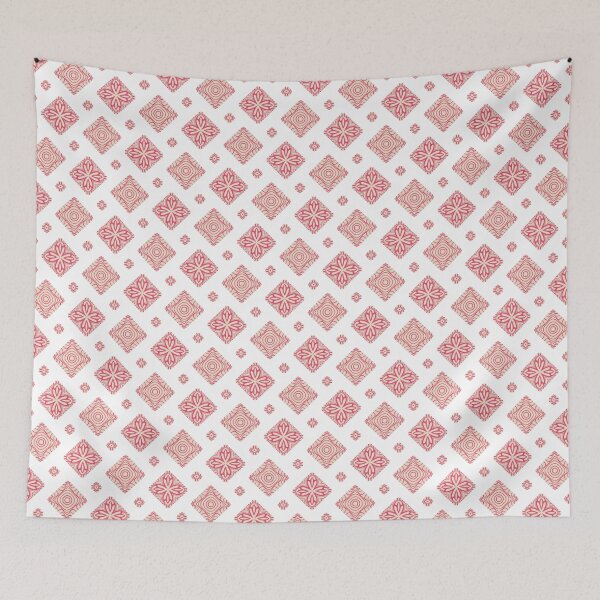Item preview, Pink geometric pattern  designed and sold by Cobalt Blue Watercolors.