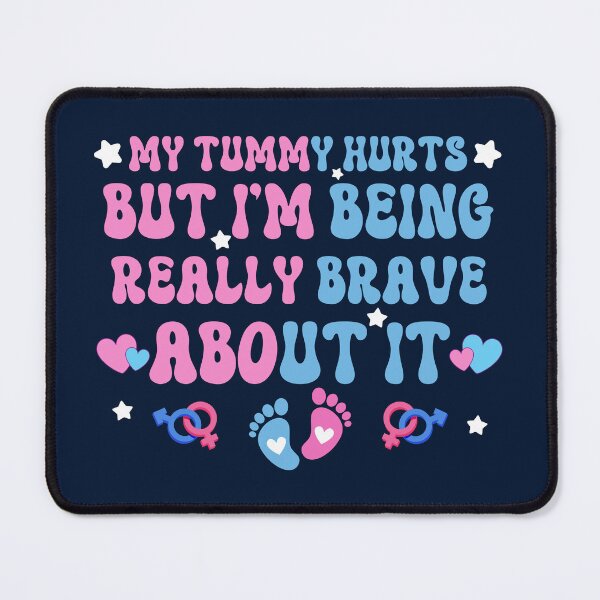 Item preview, Funny Quotes My Tummy Hurts Family Matching Pregnancy Announcement Baby Gender Reveal Party designed and sold by LittleZea.