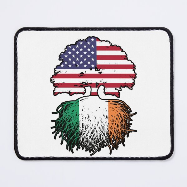 Item preview, Ireland Irish American USA United States America Tree Roots Flag designed and sold by FlagX.