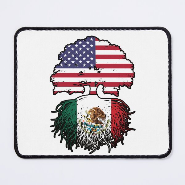 Item preview, Mexico Mexican American USA Tree Roots Flag designed and sold by FlagX.