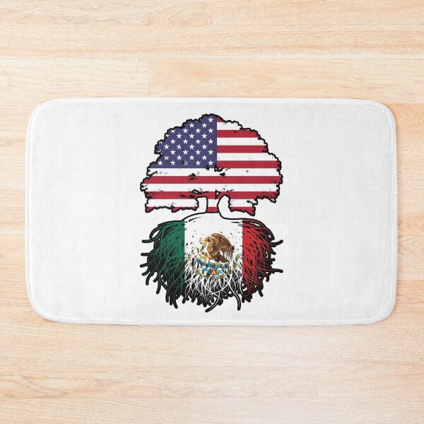 Item preview, Mexico Mexican American USA Tree Roots Flag designed and sold by FlagX.
