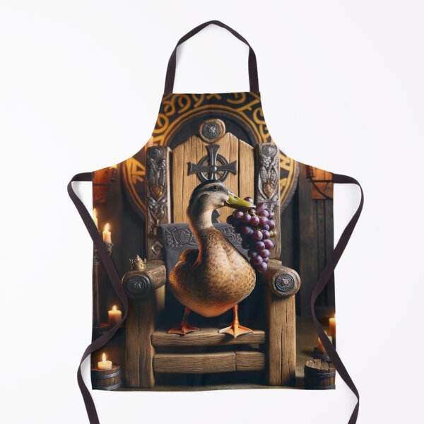 Item preview, Viking Duck With Grapes designed and sold by bandjdesigns.