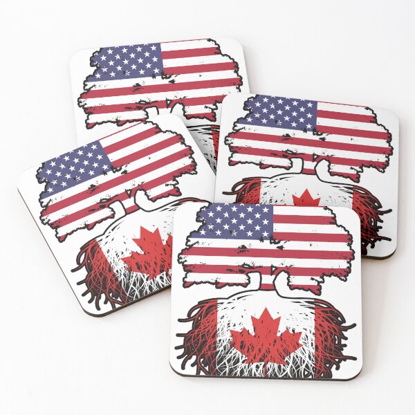 Item preview, Canada Canadian American USA Tree Roots Flag designed and sold by FlagX.