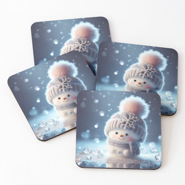 Item preview, Snowman with snowflakes. Christmas and New Year background. designed and sold by DenisAgati.