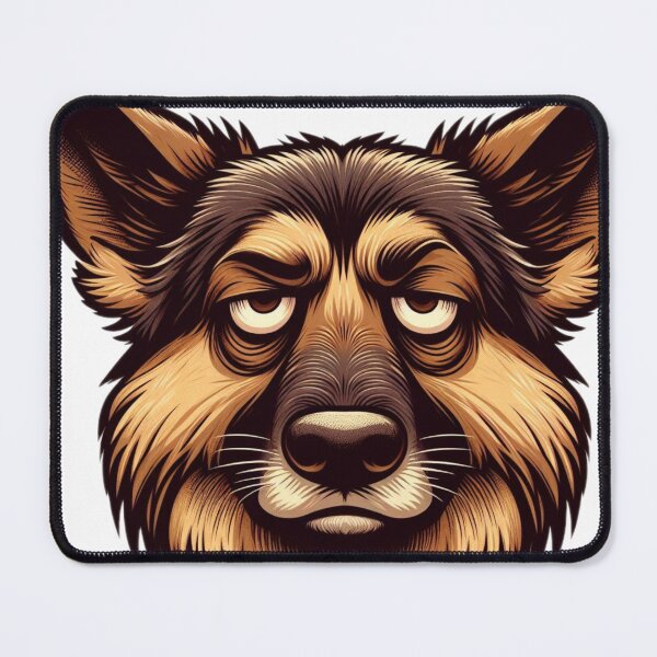 Item preview, Unamused German Shepard Dog designed and sold by FuzyFriendHaven.
