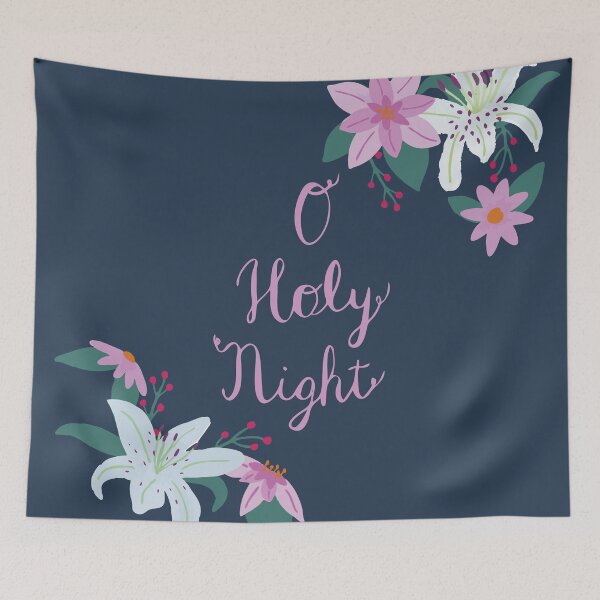 Item preview, O Holy Night Navy Background designed and sold by StacySepulvado.
