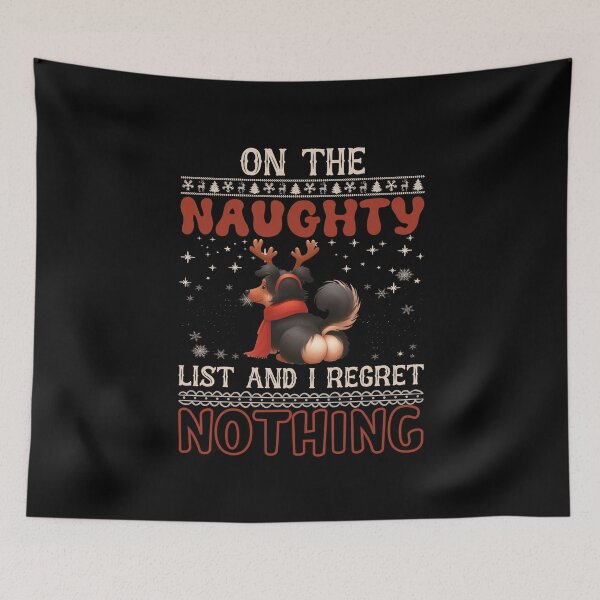Item preview, "Keeshond the Naughty List: No Regrets Christmas Vibes" designed and sold by Xhevahir.