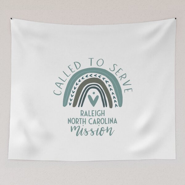 Item preview, Called to Serve - Raleigh North Carolina - Boho Rainbow Missionary Gift designed and sold by brizodesign.