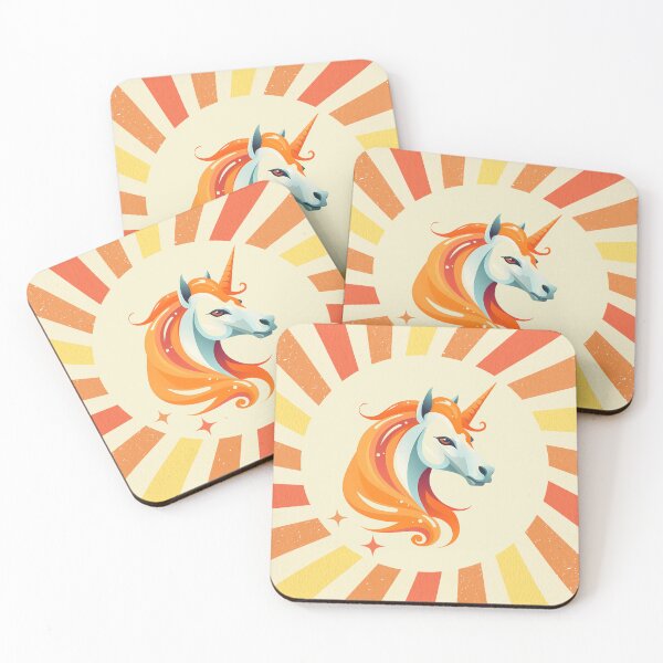 Item preview, Retro Cute Unicorn designed and sold by NatureStyle555.
