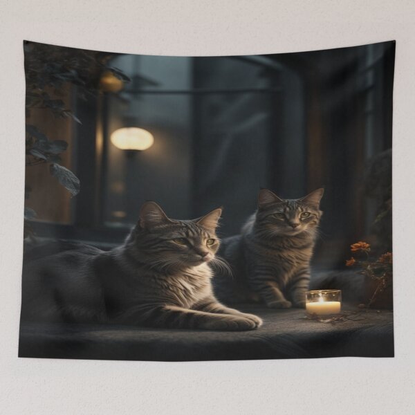 Item preview, Portrait of two kittens designed and sold by Enchanting Art Vista.