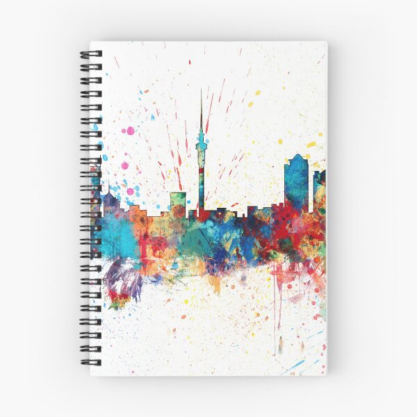 Item preview, Auckland New Zealand Skyline designed and sold by ArtPrints.