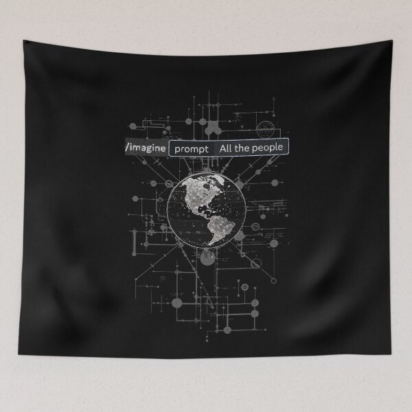 Item preview, Imagine an AI Assisted Unified World designed and sold by Sir Meow Meow.