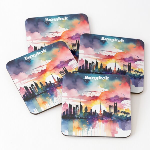 Item preview, Bangkok Skyline designed and sold by AIartistIT.