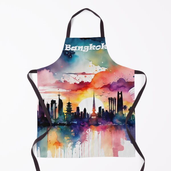 Item preview, Bangkok Skyline designed and sold by AIartistIT.