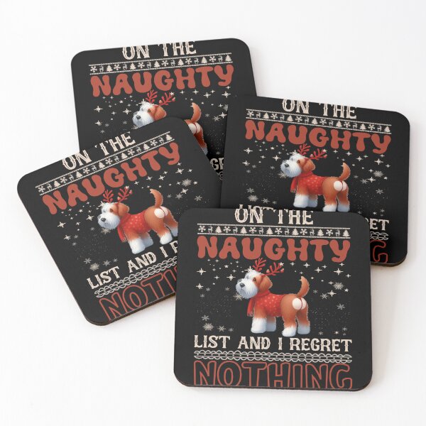 Item preview, "Old English Shepdog the Naughty List: No Regrets Christmas Vibes" designed and sold by Xhevahir.