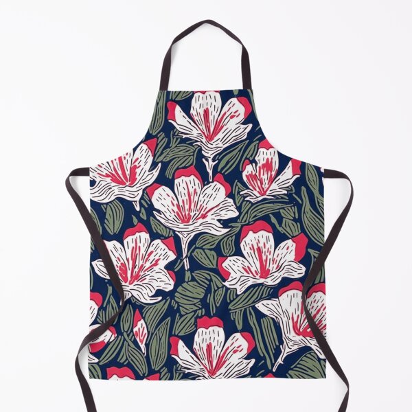 Item preview, Red And Blue Tropical Lilly Seamless Pattern by Bossy Cat Home designed and sold by BossyCatHome.