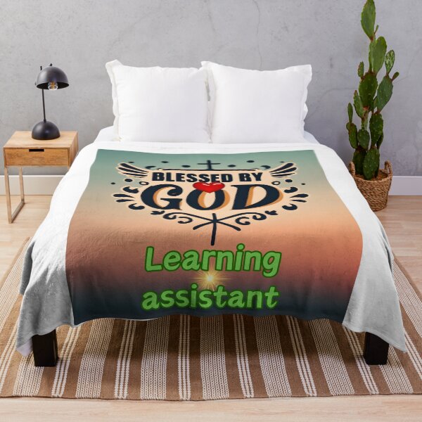 Item preview, BLESSED BY GOD LEARNING ASSISTANT designed and sold by carlos crane.
