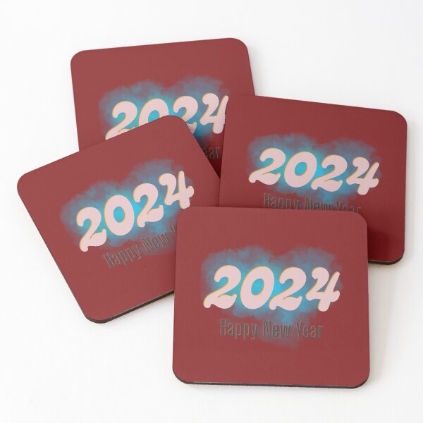 Item preview, Copy of Copy of  Happy New Year 2024 Retro  designed and sold by Modern-Tropical.