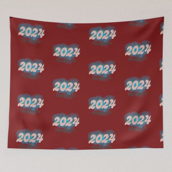 Item preview, Copy of Copy of  Happy New Year 2024 Retro  designed and sold by Modern-Tropical.