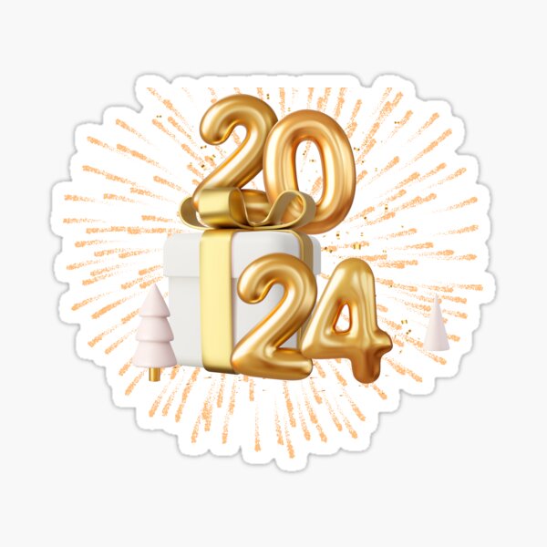 Bonne année - Joyeux Noel et Bonne Annee French Merry Christmas and Happy  New Year 2024 Sticker for Sale by karan kapoor