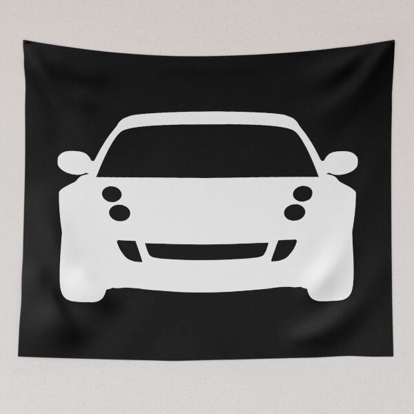 Item preview, Smart Roadster 2003-2007 silhouette art white designed and sold by EdimDesign.