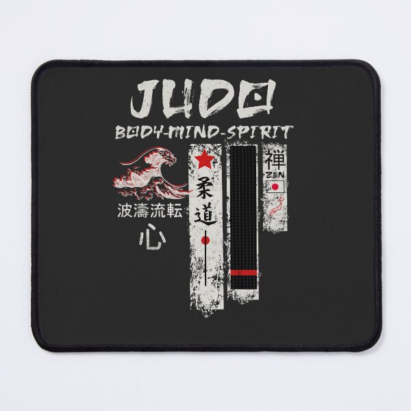 Item preview, Flow Like Waves Judo Black Belt designed and sold by Mlaniel.