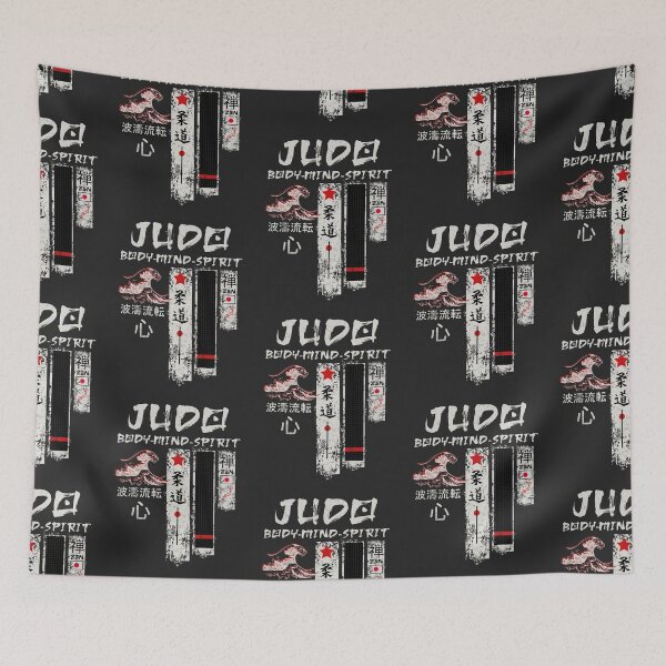 Item preview, Flow Like Waves Judo Black Belt designed and sold by Mlaniel.