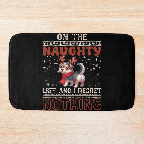 Artikelvorschau, „Siberian Husky the Naughty List: No Regrets Christmas Vibes“ entworfen und verkauft von Xhevahir.