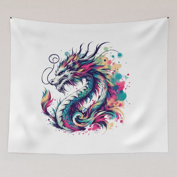 Item preview, cool art dragon t shirt/sticker designed and sold by crea8iveway.