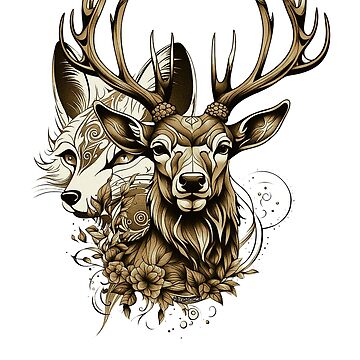 Artwork thumbnail, Stag and Vixen by Vixen-Games