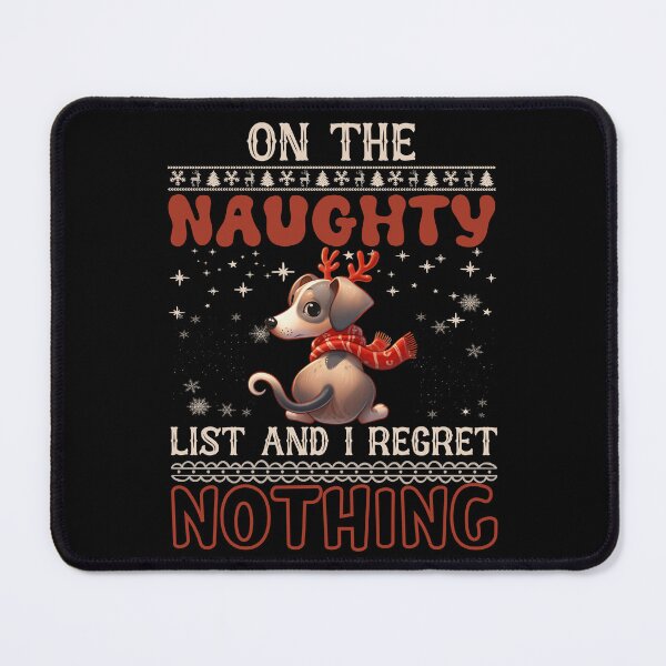 Item preview, "Whippet the Naughty List: No Regrets Christmas Vibes" designed and sold by Xhevahir.