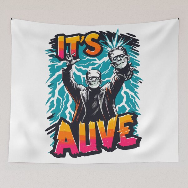 Item preview, Frankenstein It's Alive Horror Monster  designed and sold by KitonicTees.