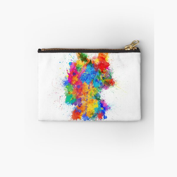 Item preview, Germany Paint Splashes Map designed and sold by ArtPrints.
