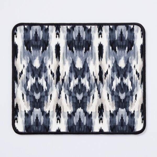 Item preview, Indigo Blue Tribal Ikat Tribal Pattern, No. 003 by Bossy Cat Home designed and sold by BossyCatHome.