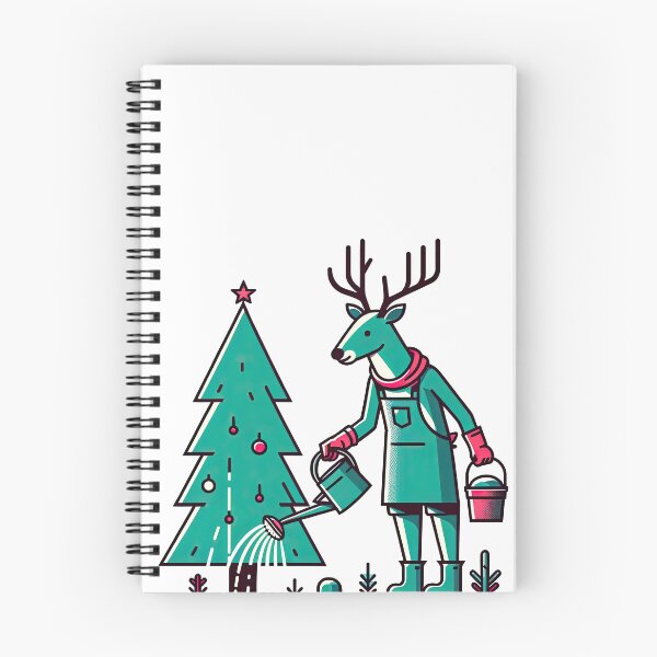 Item preview, Gardening Reindeer Nurturing Christmas Joy designed and sold by MAPDDesigns.