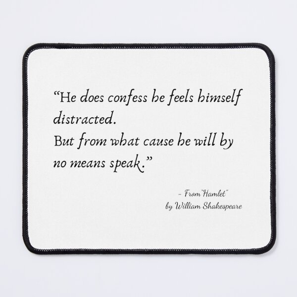 Item preview, A Quote from "Hamlet" by William Shakespeare designed and sold by Poemit.
