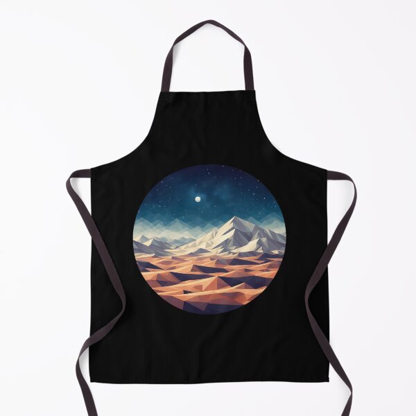 Item preview, Low Poly Night Desert designed and sold by SebastianArt75.