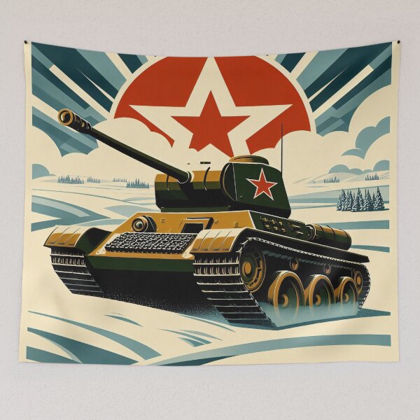 Item preview, T-34 Tank - Onward to Victory! designed and sold by ClassicRetroism.