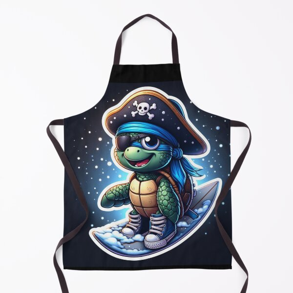 Item preview, surfing turtle designed and sold by AxelBrook.