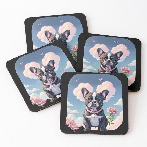 Item preview, Beautiful artwork illustration of french bulldog in spring day with cloudss designed and sold by Tio-Tecun.