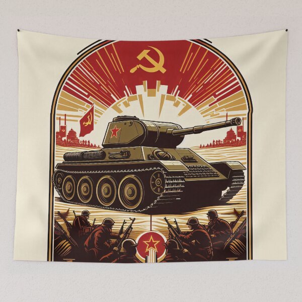 Item preview, T-34 Tank - Onward to Victory! designed and sold by ClassicRetroism.