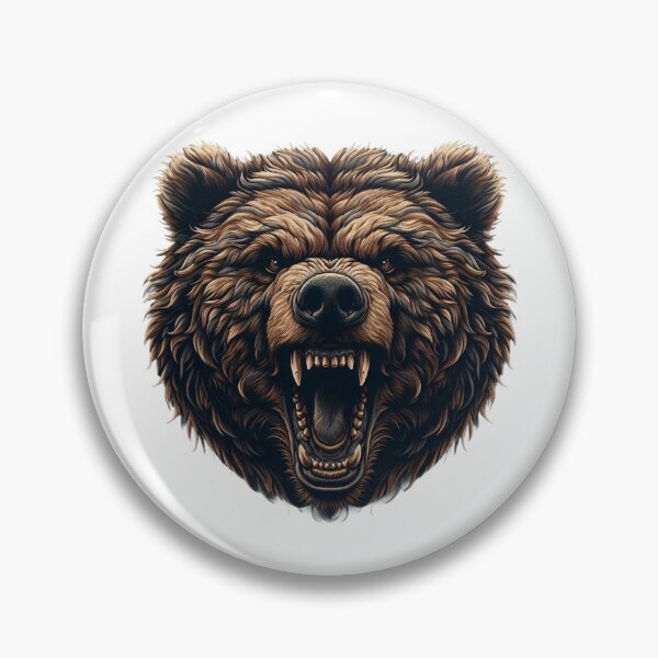 Item preview, wild grizzly designed and sold by Animalia-.