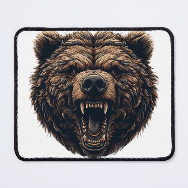 Item preview, wild grizzly designed and sold by Animalia-.