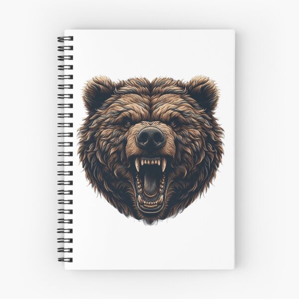 Item preview, wild grizzly designed and sold by Animalia-.