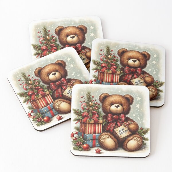 Item preview, teddy bear xmas designed and sold by Greydate.